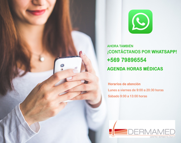 ¡Agenda tus horas médicas por WhatsApp!